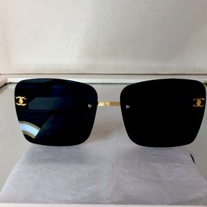 Black Chanel Sun Glasses